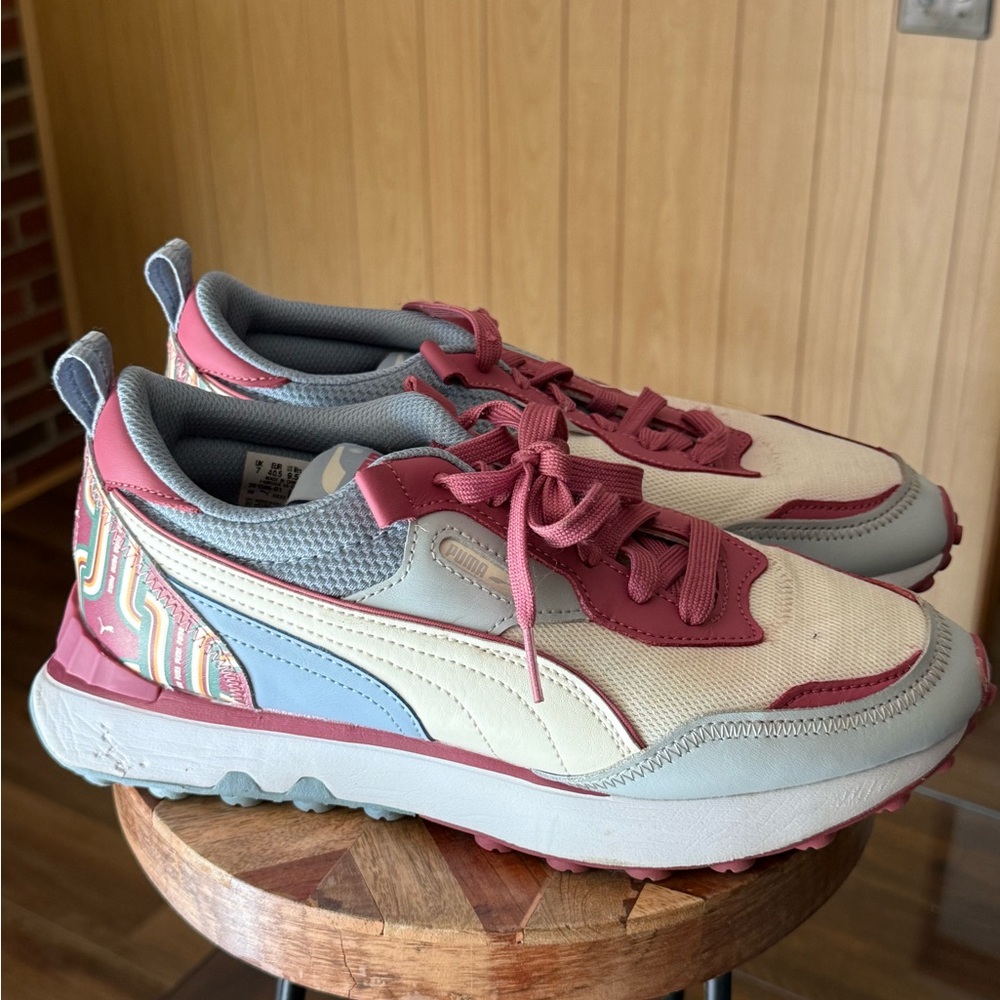Puma Red and Blue Casual Sneakers